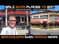 Bali Kuta Where To Eat Restaurants Kuta Discovery mall-Kuta Square