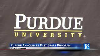 Purdue launches Fast Start program for Indiana high school students