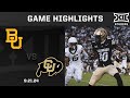 Baylor vs. Colorado Highlights | 2024 Big 12 Football