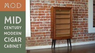 Building a Cigar cabinet - Mid Century Modern - DIY