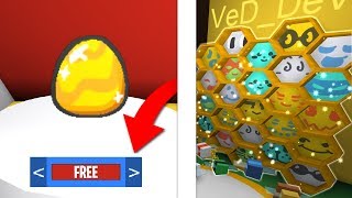 How To Get Free Gold Egg In Bee Swarm Simulator Roblox