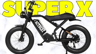 ONE Ride on the Actbest Super X Moped Style E-Bike and You'll Be SOLD!