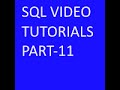 Eliminating duplicate rows in SQL Tutorial part-11