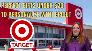 Easy gifts under $20 from Target to personalize with Cricut