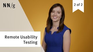 Running a Remote Usability Test, Part 2