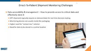 Direct to Patient Efficiency with IoT Data Loggers