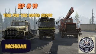 Ep 19: 8 Slot Flatbed!! Time for the Super Order | SnowRunner | Vertical Stream