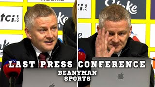 Ole Gunnar Solskjaer's Last Manchester United Press Conference | Watford 4-1 Man Utd
