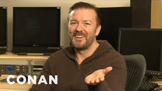 Ricky Gervais Updates His "Just Sayin'" Stand-Up Contest | CONAN on TBS
