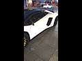 INDIAN MILLIONAIRE's Lamborghini Aventador SV in ICE WHITE in Central London!(FIGHTER JET on WHEELS)