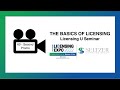 Basics in Licensing - Preview video