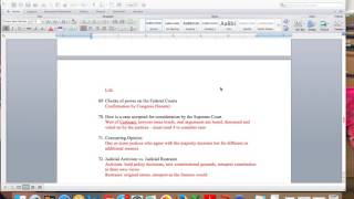 AP US Gov Final Exam Study Guide Review Video