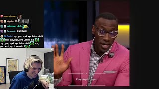 xQc Can't Stop Laughing at Shannon Sharpe \