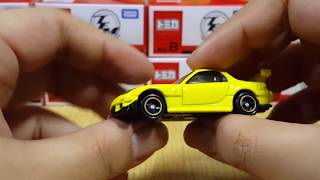 UNBOXING Takara Tomy Tomica Mazda RX-7 FD3S SP Series, Initial D