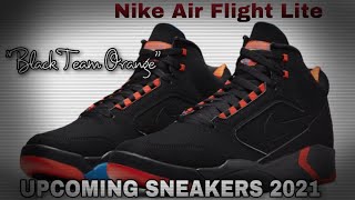 UPCOMING Nike Air Flight Lite “ Black Team Orange” + Price Kicks