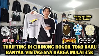 THRIFTING DI CIBINONG BOGOR || HARGA MULAI 35 BANYAK BRANDNYA BOSKU #thrifting #bogor