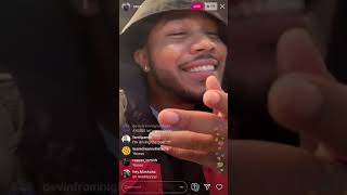 Cozz plays unreleased music IG live (Dreamville)