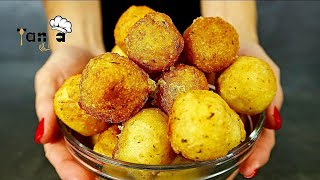 you need 3 potatoes and 10 minutes - potato croquettes, crispy on the outside and soft on the inside