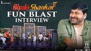 Bholaa Shankar Team Fun Blast Interview | Chiranjeevi | Keerthy | Tamannaah | Meher Ramesh