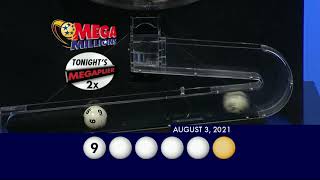 MegaMillions Drawing 08 03 2021