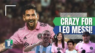 FANS went CRAZY everytime Lionel Messi TOUCHED the ball as he DEBUTS with Inter Miami