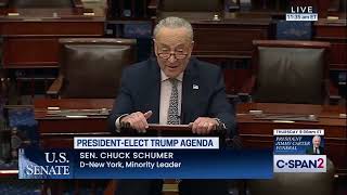 Sen. Chuck Schumer (D-New York) on Trump's nominees