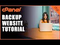 How to back up a website using Cpanel