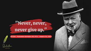 Winston Churchill | Part#2 | Inspiring Quotes by Winston Churchill 🏆 | Victory in Words 🏅