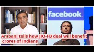 Watch:Mukesh Ambani reveals Facebook-Jio deal will empower nearly 3 crore small Indian kirana shops