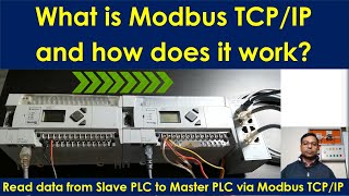 What is Modbus TCP/IP and how does it work? | Read/write data between two plcs via modbus TCP/IP.