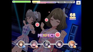 デレステ：[MASTER]ダンス・ダンス・ダンス  FULLCOMBO (クール曲)　ipad　アイコン速度9.5　#アイドルマスターシンデレラガールズスターライトステージ