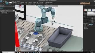 Use of gripper with UR robot in Visual Components