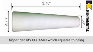 Large Type 1 Sandblaster Ceramic Tips: 3.75\