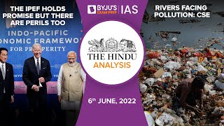 'The Hindu' Newspaper Analysis for 6th June 2022. (Current Affairs for UPSC/IAS)