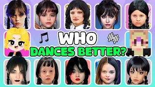 Who Dances Better? Wednesday Dance Edition 🖤💃 Salish Matter, Diana, Like Nastya, Skibidi