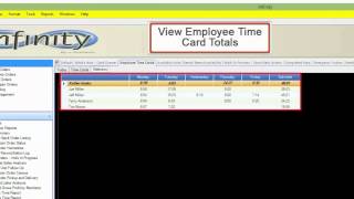 Employee Time Card Administration