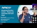 Advanced practice webinar - phase one outcomes and next steps