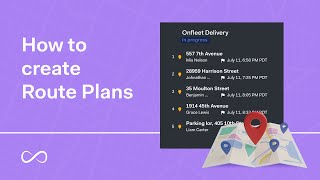 How to Create Route Plans