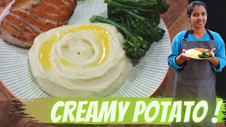 சுவையான இரவு உணவு/Creamy mashed potato/Quick and easy recipe