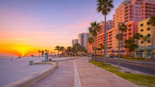 Clearwater Beach Florida 4K January Tour at Sunrise Live Cam