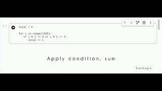 Project Euler 1 | python