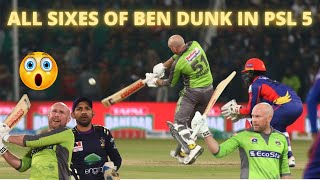 BEN DUNK ALL SIXES IN PSL 5