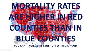 U.S. Mortality Rates Are Higher in Red Counties Than in Blue Counties