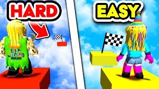 Hardest Vs Easiest Obby In Roblox Getplaypk The Fastest - hardest vs easiest obby in roblox