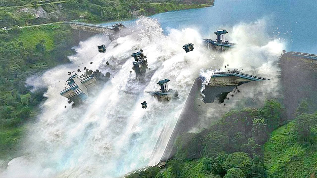 10 Massive Dam Failures Caught On Camera Go It