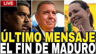 ÚLTIMO MENSAJE! 🔴:EL PRINCIPIO DEL FIN DE NICOLÁS MADURO EDMUNDO ES EL PRESIDENTE