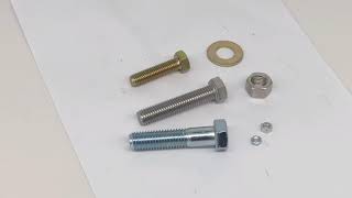 Electroplating bolts in different colors