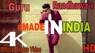 MADE IN INDIA (Teaser)  |Guru Randhawa || Whatsapp Status video || By S.S. Rajput Creation