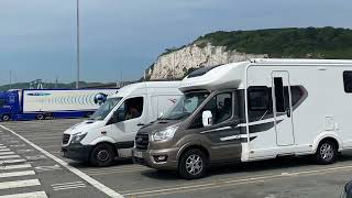 Dover to Calais Ferry in our Motorhome.