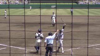 【星槎国際湘南 本田仁海】2017年4月30日 神奈川県春季大会 準決勝vs横浜高校 板川佳矢 第3打席